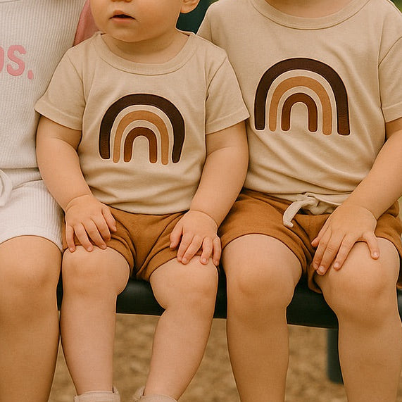 Beige rainbow set