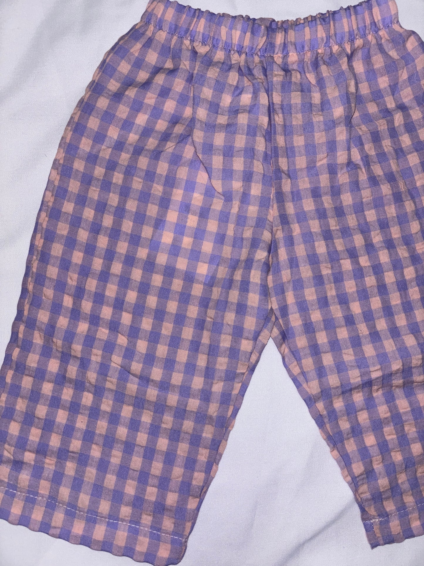 Tilly pants - Purple Gingham