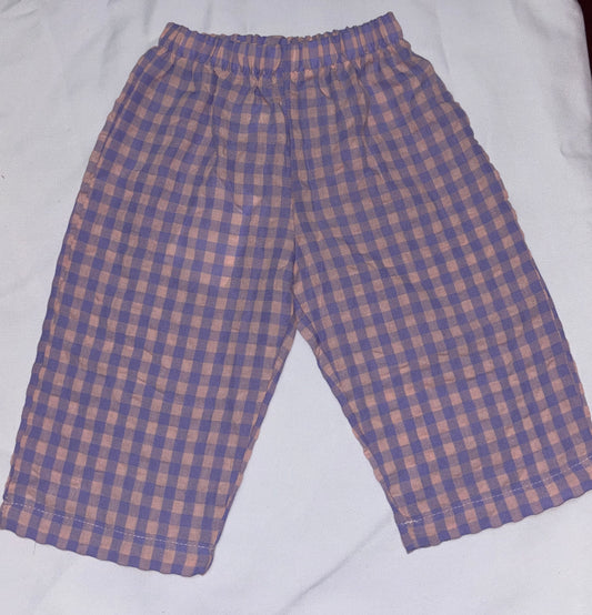 Tilly pants - Purple Gingham