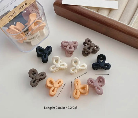 10pcs mini claw hair clips