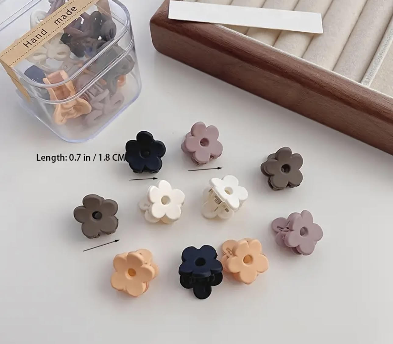 10pcs mini claw hair clips