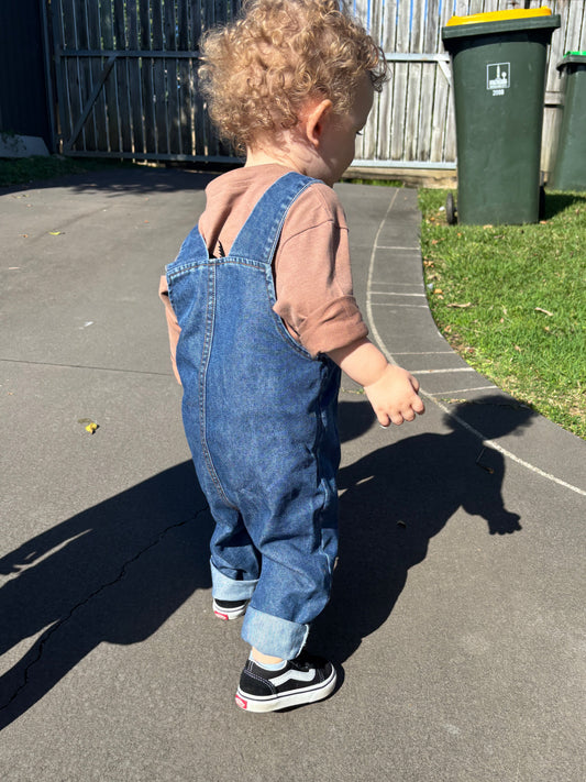 Bodhi Denim Dungarees - Blue