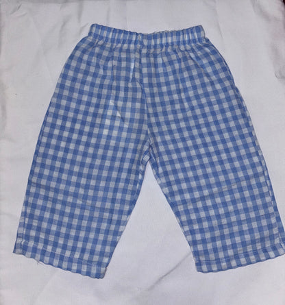 Tilly pants - Blue Gingham