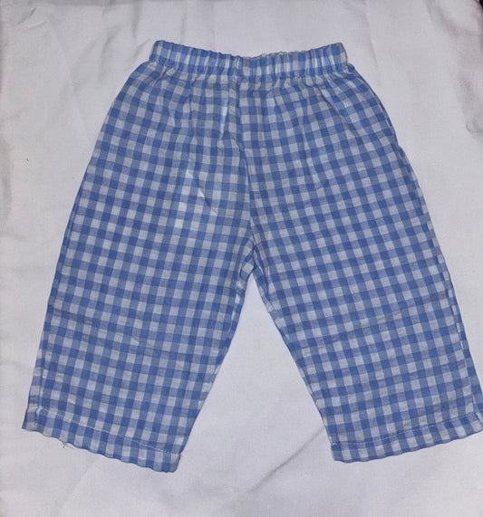 Tilly pants - Blue Gingham