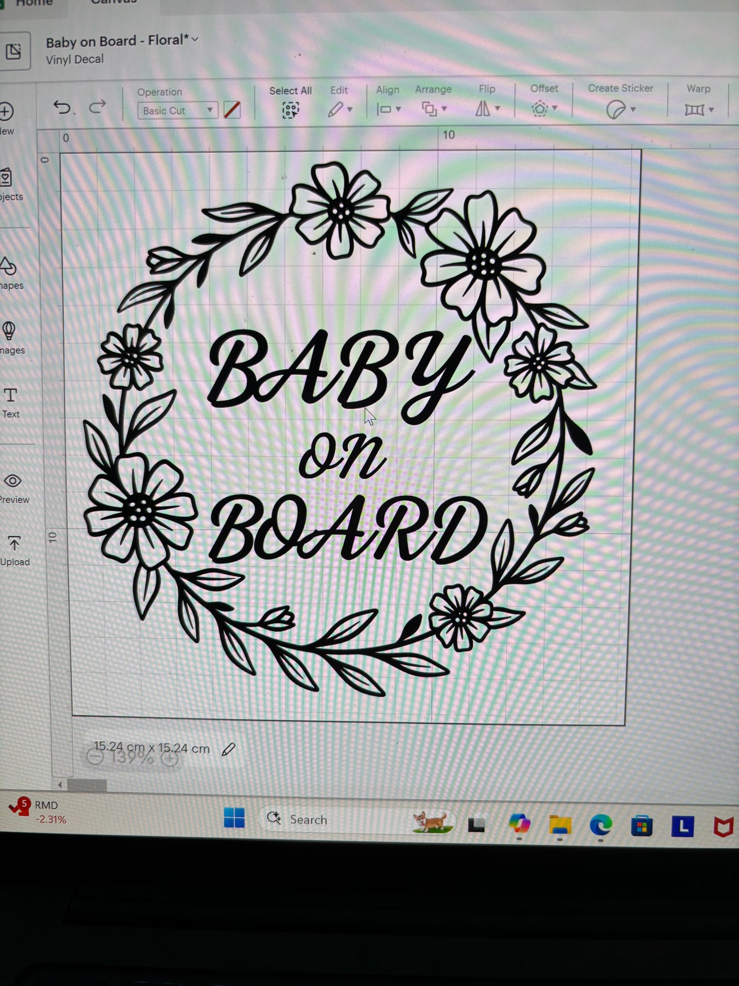 Baby on Board car sticker