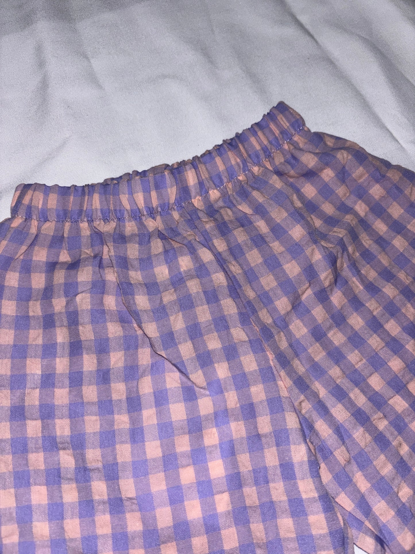 Tilly pants - Purple Gingham