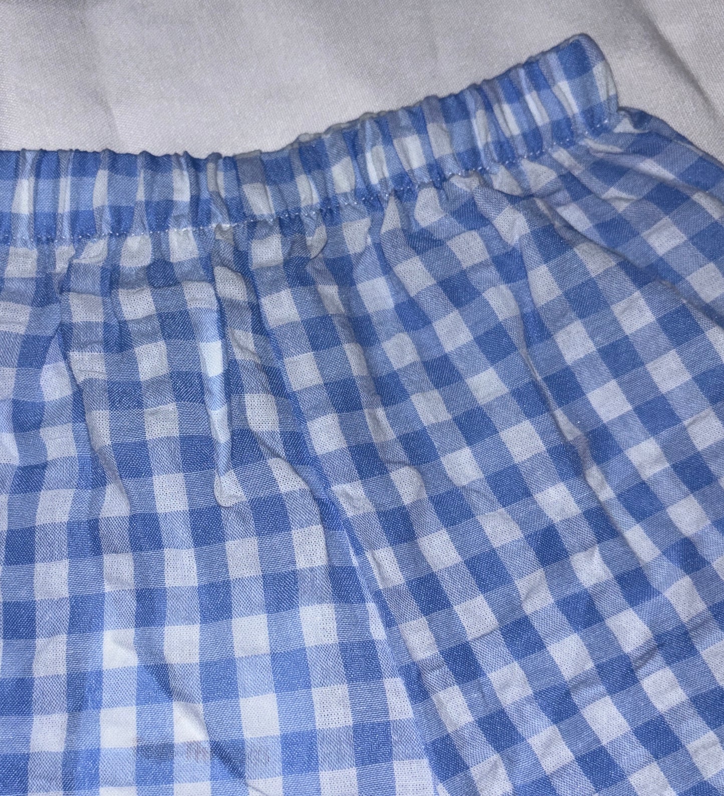 Tilly pants - Blue Gingham