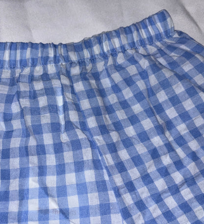 Tilly pants - Blue Gingham
