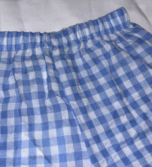 Tilly pants - Blue Gingham