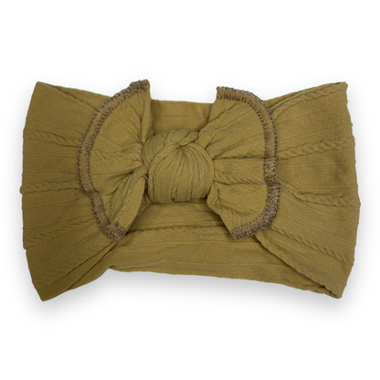 Girls elastic bow headband