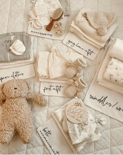 Customised hospital bag organisers