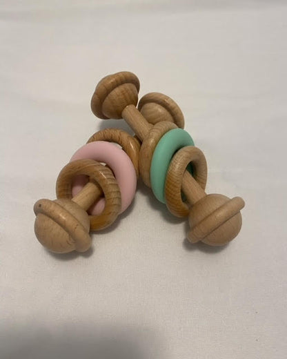 Baby rattle and teether toy