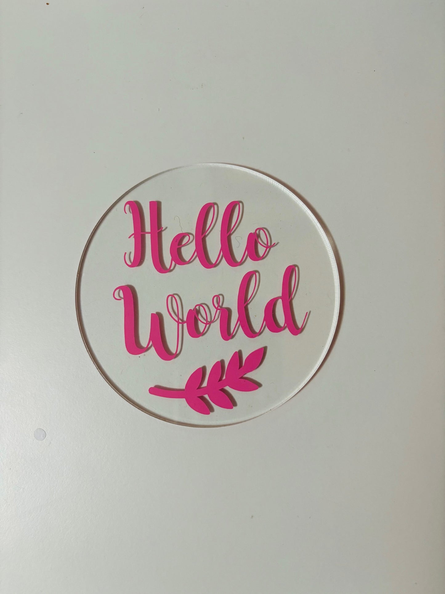 Hello world - Birth Announcement